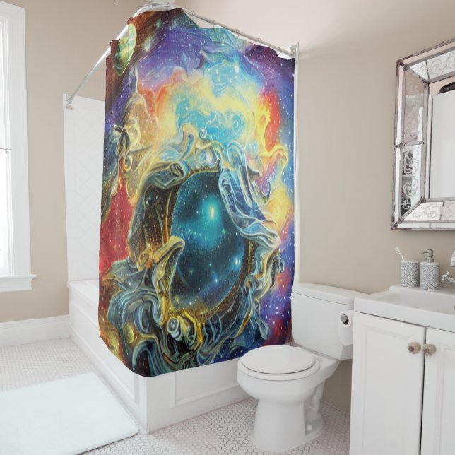 Astro Physics Shower Curtain (In Situ)