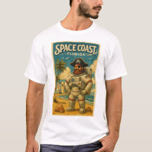 Astro-pirate Florida T-shirt Design