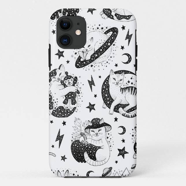 Astro Solar Kittens for astrology cat lovers Case-Mate iPhone Case (Back)