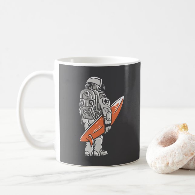 Astro Surfer Coffee Mug (With Donut)