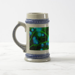 Astrocyte Are Star Shaped Glial Cells in the Brain Beer Stein