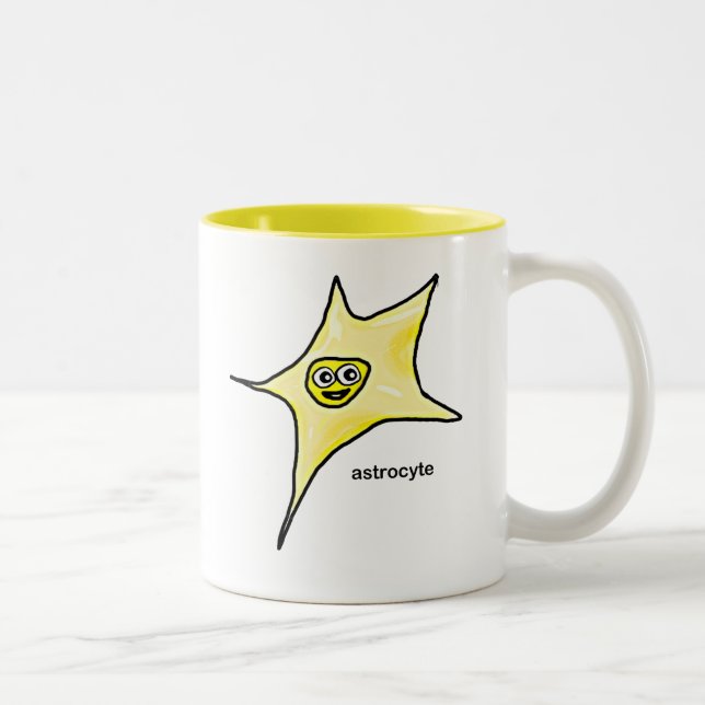 Astrocyte Two-Tone Coffee Mug (Right)