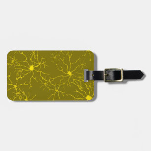 Astrocytes Pattern Glial Brain Cells Luggage Tag