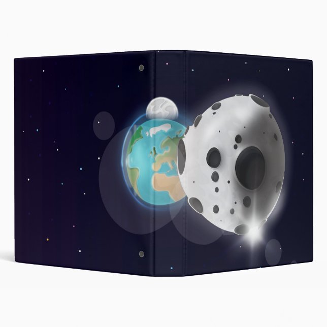 Astroid impact the Planet Earth! Binder (Background)
