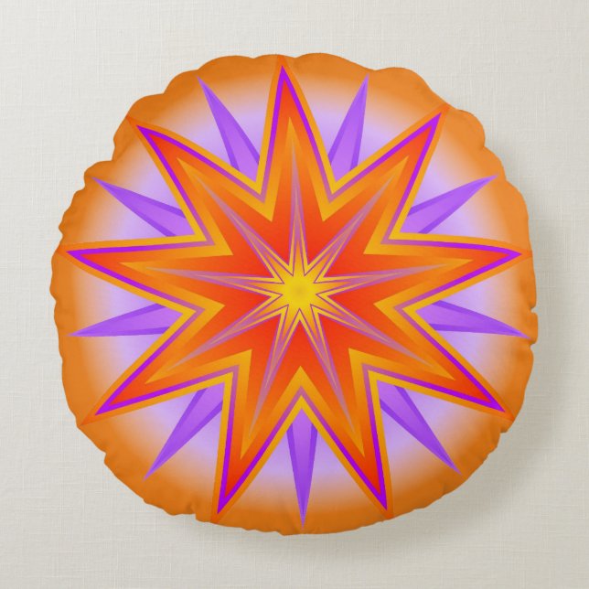 AstroJalal95 Round Pillow (Front)