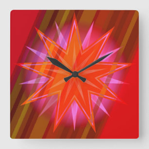 AstroJalal95 Square Wall Clock
