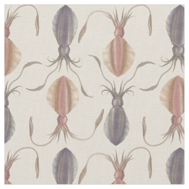 Astrolabe Molluscs (purple) Fabric (Close Up)