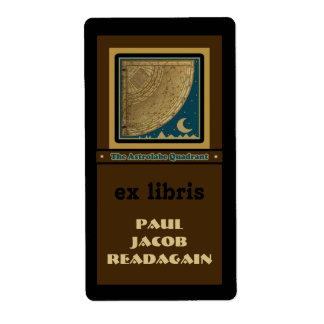 Astrolabe Quadrant  bookplate