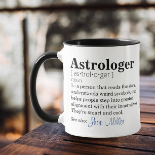 Astrologer Definition Customizable Mug