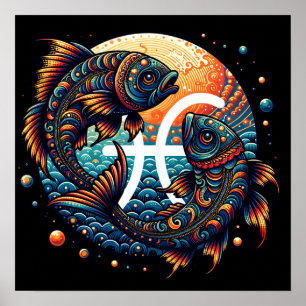 Astrological Horoscope Sign Pisces Zodiac