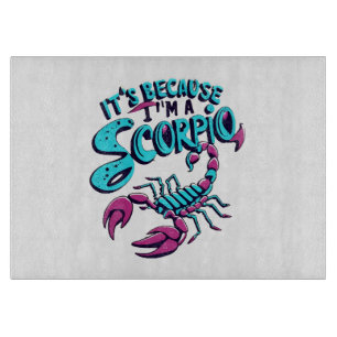 Astrological Scorpio Vibes Vintage Zodiac Sign Cutting Board