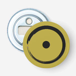 Astrological Sun Sign - Buddhism Zen Circle 1 Bottle Opener