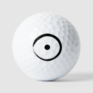 Astrological Sun Sign - Buddhism Zen Circle 1 Golf Balls