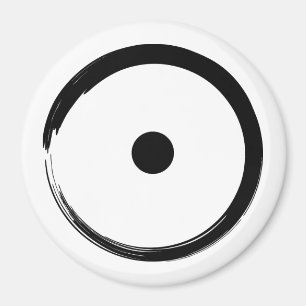 Astrological Sun Sign - Buddhism Zen Circle 1 Magnet