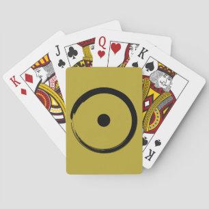 Astrological Sun Sign - Buddhism Zen Circle 1 Playing Cards
