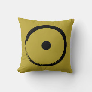 Astrological Sun Sign - Buddhism Zen Circle 1 Throw Pillow
