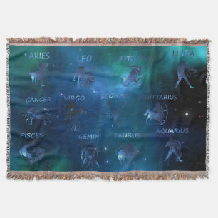 Astrological Throw Blanket