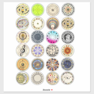  astrological zodiac charts celestial art collage 
