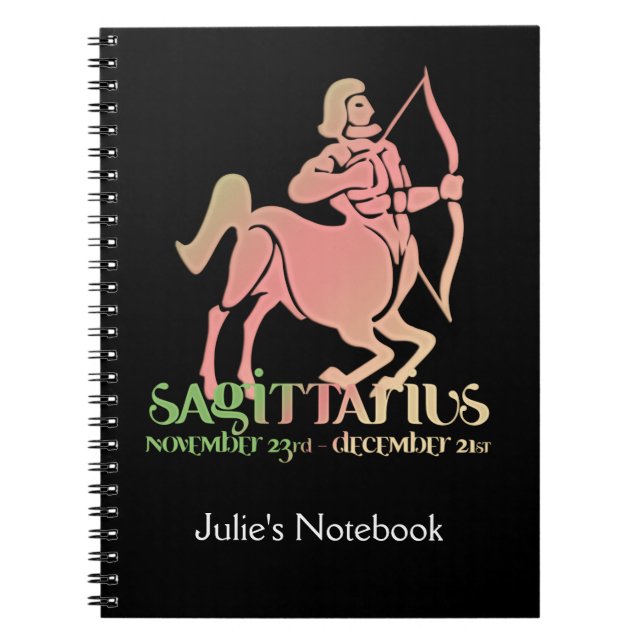 Astrologie Sagittaire Zodiac d1 Carnet 2 (Devant)