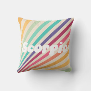Astrologie Scorpio Zodiac Coussin rond