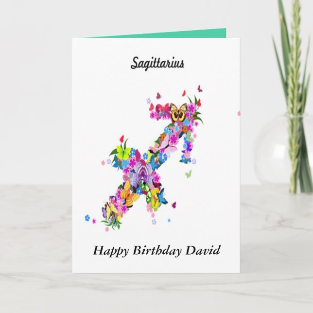 Astrology Birthday Card (Front)