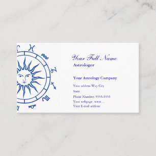 Astrology Business Card Template
