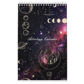 Astrology Calender with planets  Calendar