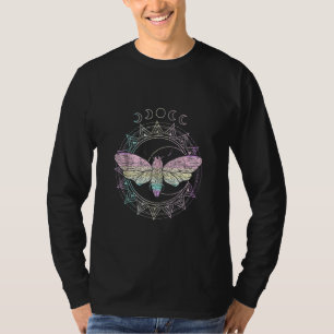 Astrology Celestial Body Moon Insect Moth Pastel G T-Shirt