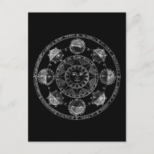 Astrology Circle Postcard