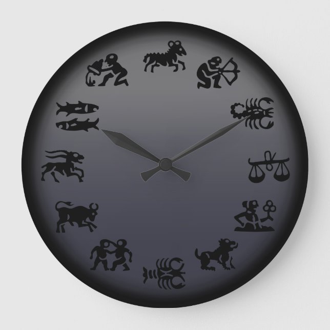 Astrology Clock Horoscope Clocks - Customize (Front)