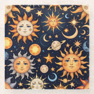 Astrology Glass Coaster