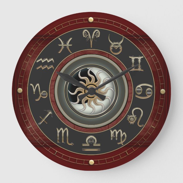 Astrology Large Clock (Front)