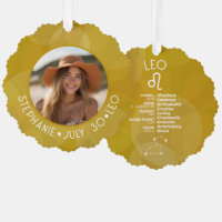 Astrology Leo Zodiac Sign Photo Custom Birthday