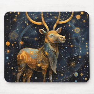 Astrology Magic Animal Mouse Pad