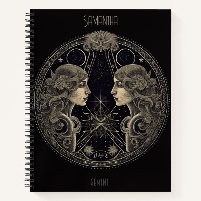 Astrology Notebook for Gemini (Front)