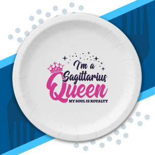 Astrology - November December Birthday Sagittarius Paper Plate