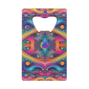 Astrology planet space galaxy universe credit card bottle opener
