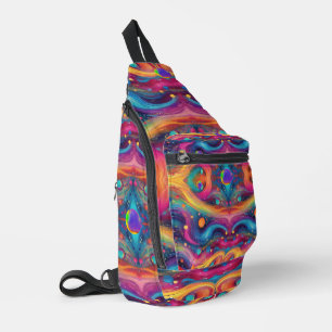 Astrology planet space galaxy universe sling bag