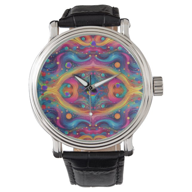 Astrology planet space galaxy universe  watch (Front)