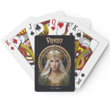 Astrology Playing Cards - Virgo Zodiac Sign 