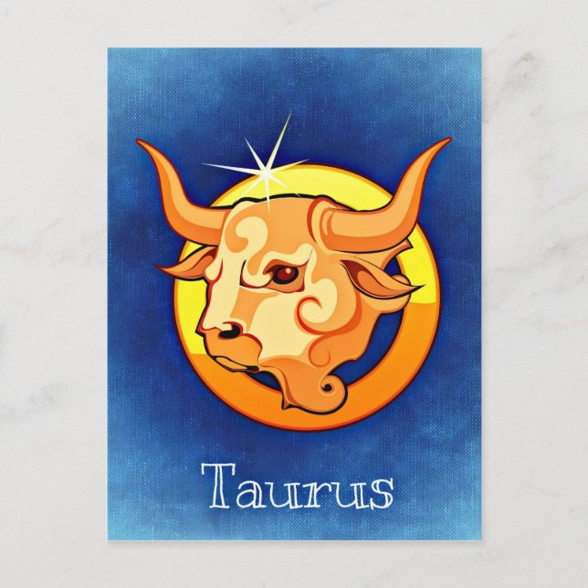 Astrology Sign Taurus Postcard (Front)