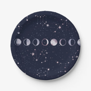 Astrology Sky Paper Plate