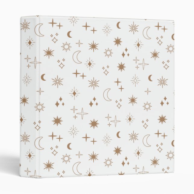 Astrology Star Pattern Binder (Front/Spine)