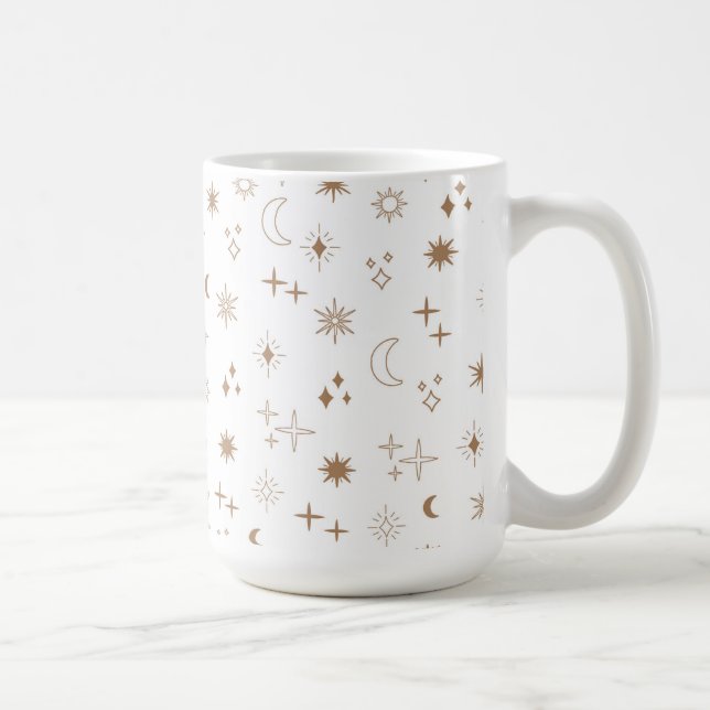 Astrology Star Pattern Coffee Mug (Right)