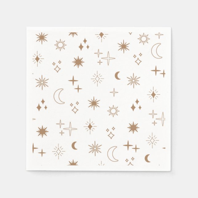 Astrology Star Pattern Napkin (Front)