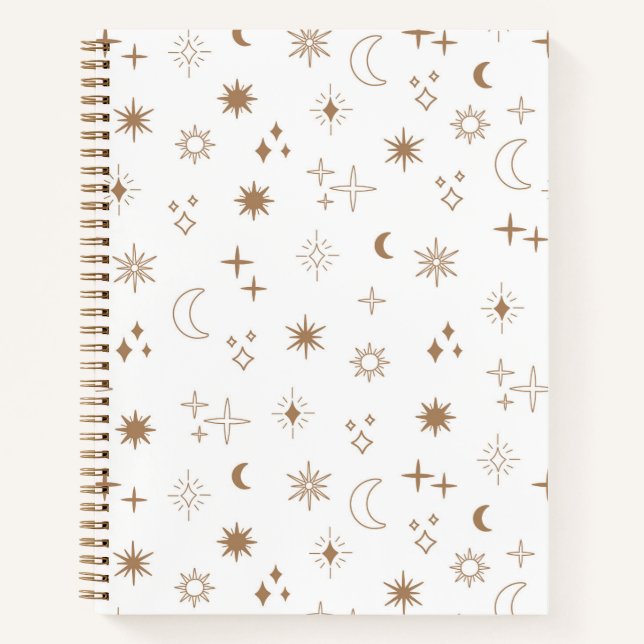 Astrology Star Pattern Notebook (Front)