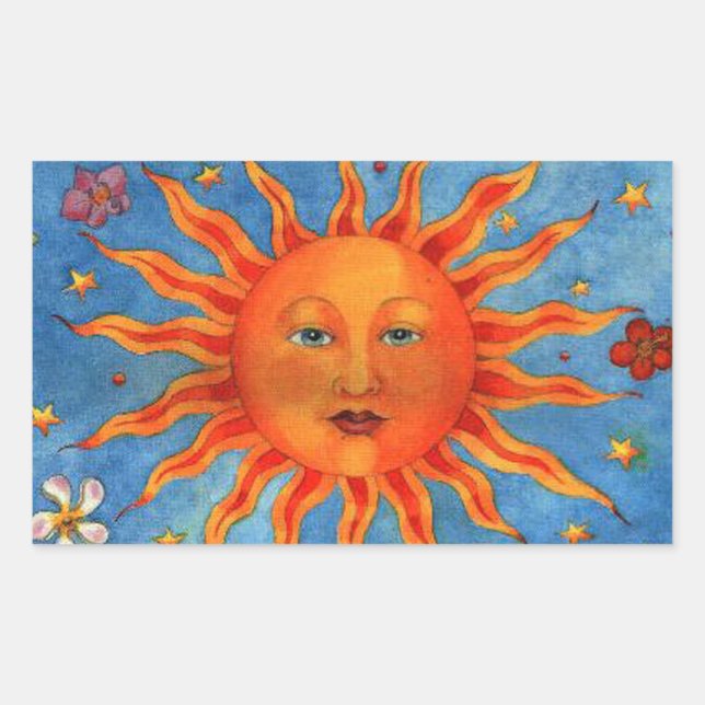 Astrology Sun Sticker (Front)