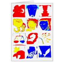 Astrology Symbols Card