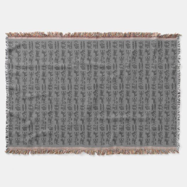 Astrology Throw Blankets Horoscope Gifts Customize (Front)