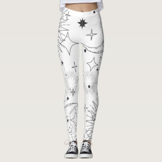 ASTROLOGY (WHITE) LEGGINGS
